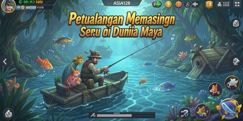 Tangkapan ikan yang menegangkan dalam gameplay ASIA128.