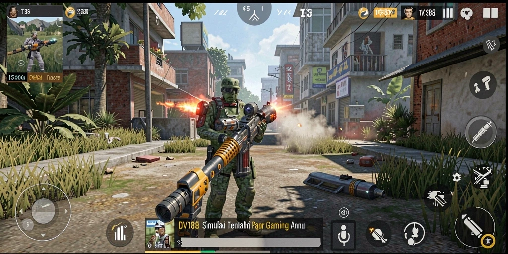 Gameplay menakjubkan dari DV188 dalam simulasi interaktif.