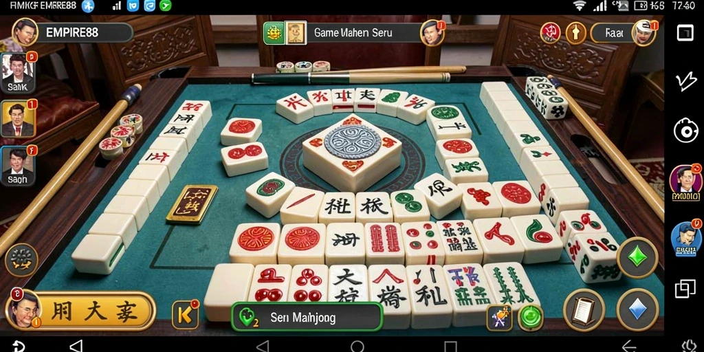 Tampilan gameplay menarik dari game Mahjong EMPIRE88