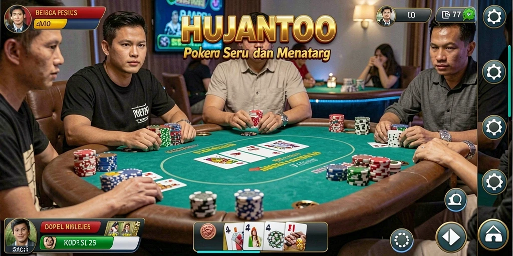 Tampilan gameplay HUJANTOTO yang menarik dan interaktif.
