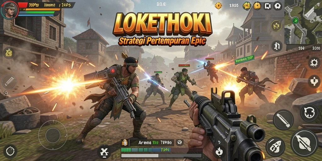 Tampilan luar biasa dari aksi pertempuran dalam LOKETHOKI.