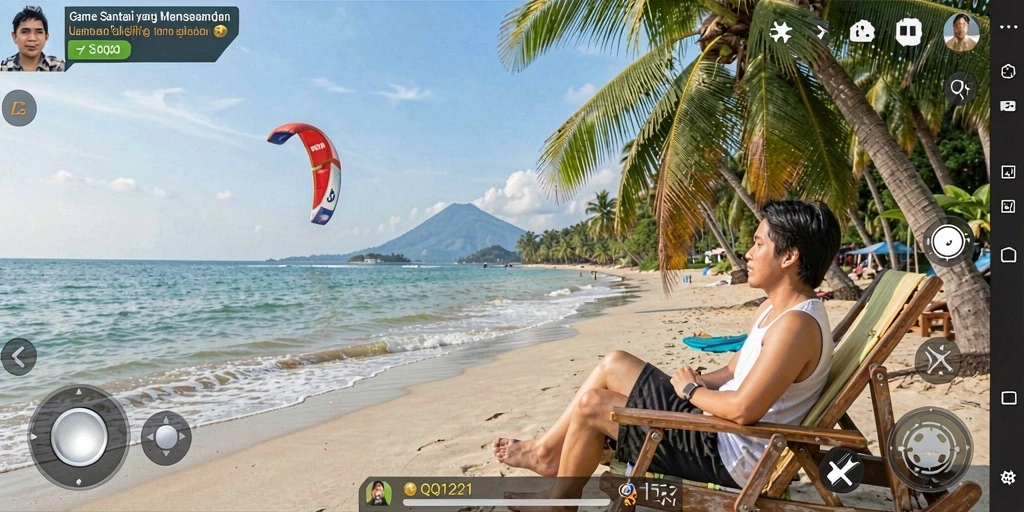 Tampilan gameplay QQ1221 yang menarik dan berwarna-warni.
