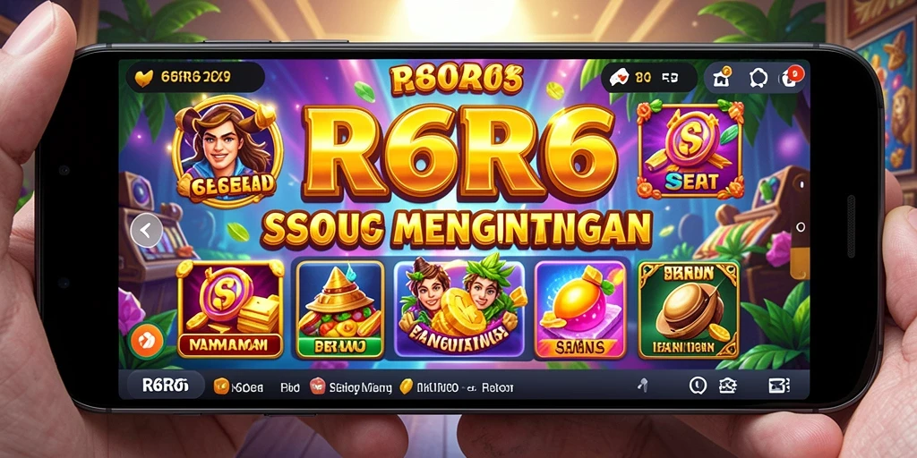 Tampilan grafis yang mengesankan dari permainan Slot R6R6.
