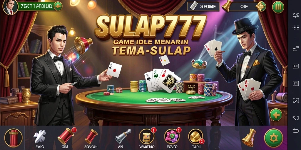 Gameplay SULAP777 dengan elemen idle yang menawan.