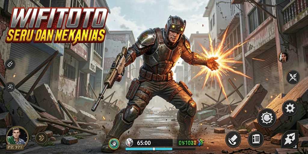 Tampilan screenshot <strong>WIFITOTO</strong> menampilkan aksi pertarungan yang intens.